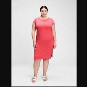 GAP Women's Cotton Pink Midi Dress Size XL